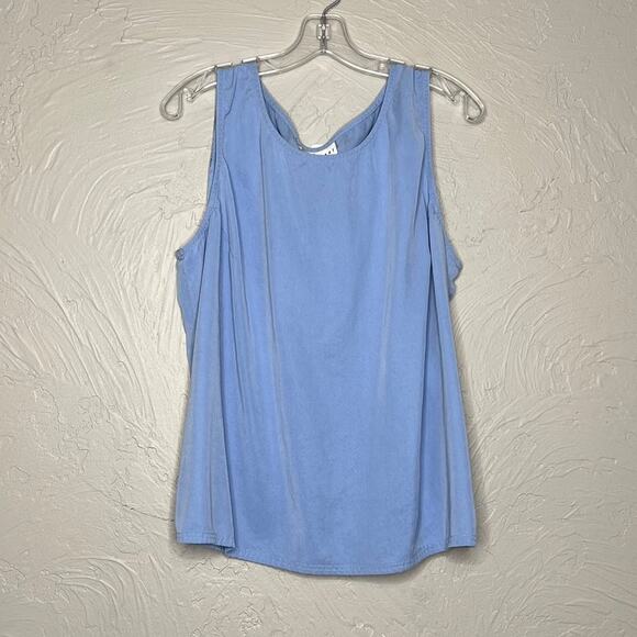 David Dart Blue Sleeveless Top - Size 2X - Excellent Condition - Picture 1 of 6